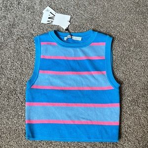 Zara Striped Sweater Tank